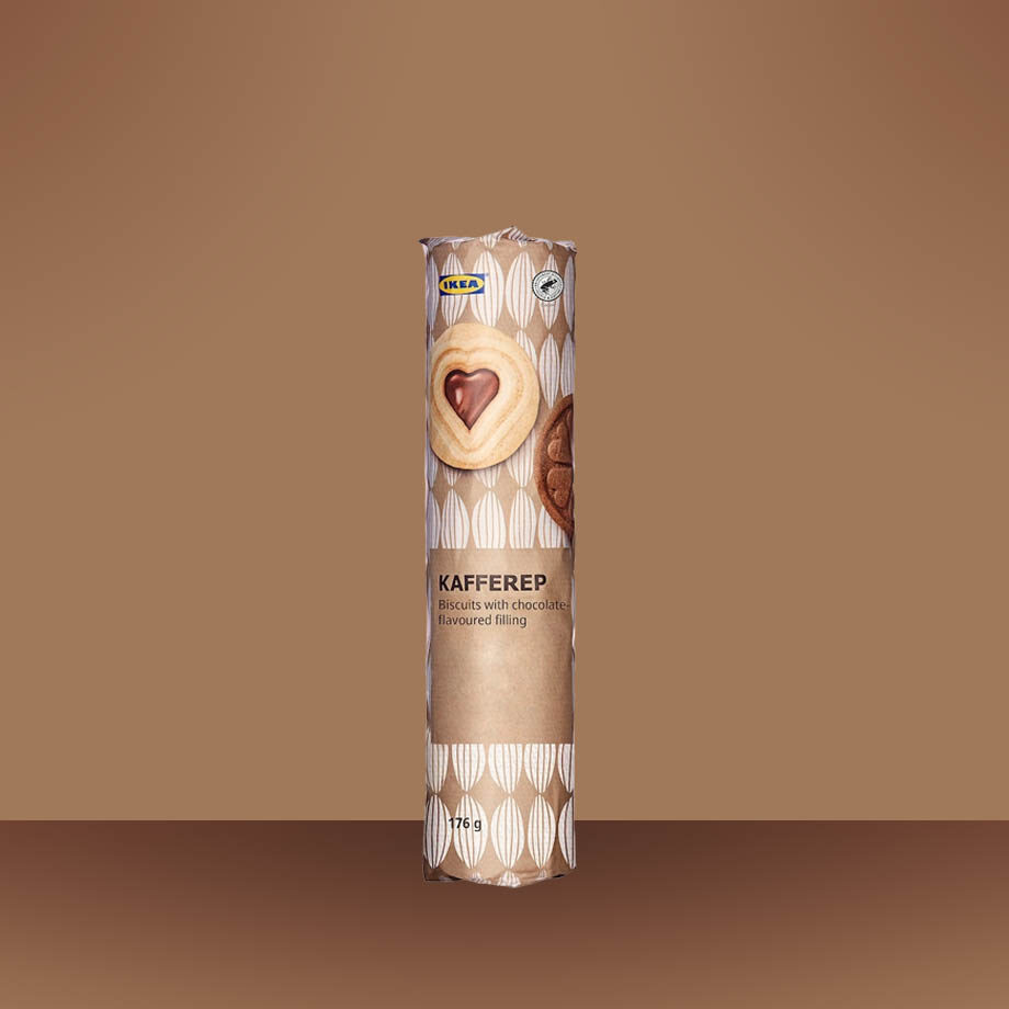 KAFFEREP sušienky s čokoládovou náplňou - luxusná sladkosť s Rainforest Alliance certifikátom