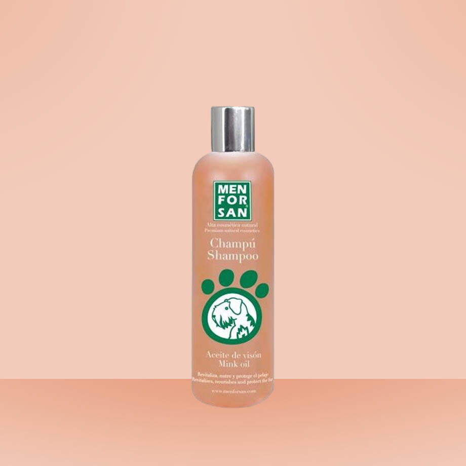 Šampón pre psov Menforsan - S norkovým olejom, 300 ml, pre žiarivú srsť