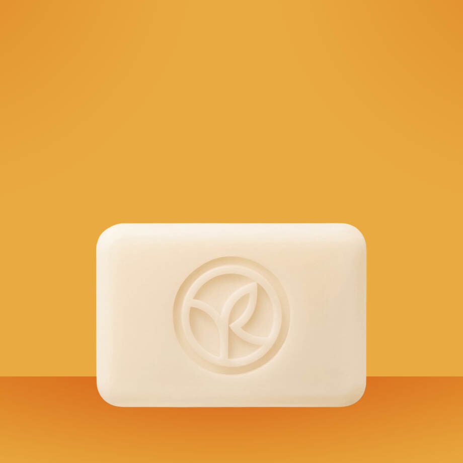 Yves Rocher Mango & Coriander čistiace tuhé mydlo 80g - Čerstvé a osviežujúce čistenie pre vašu pleť.