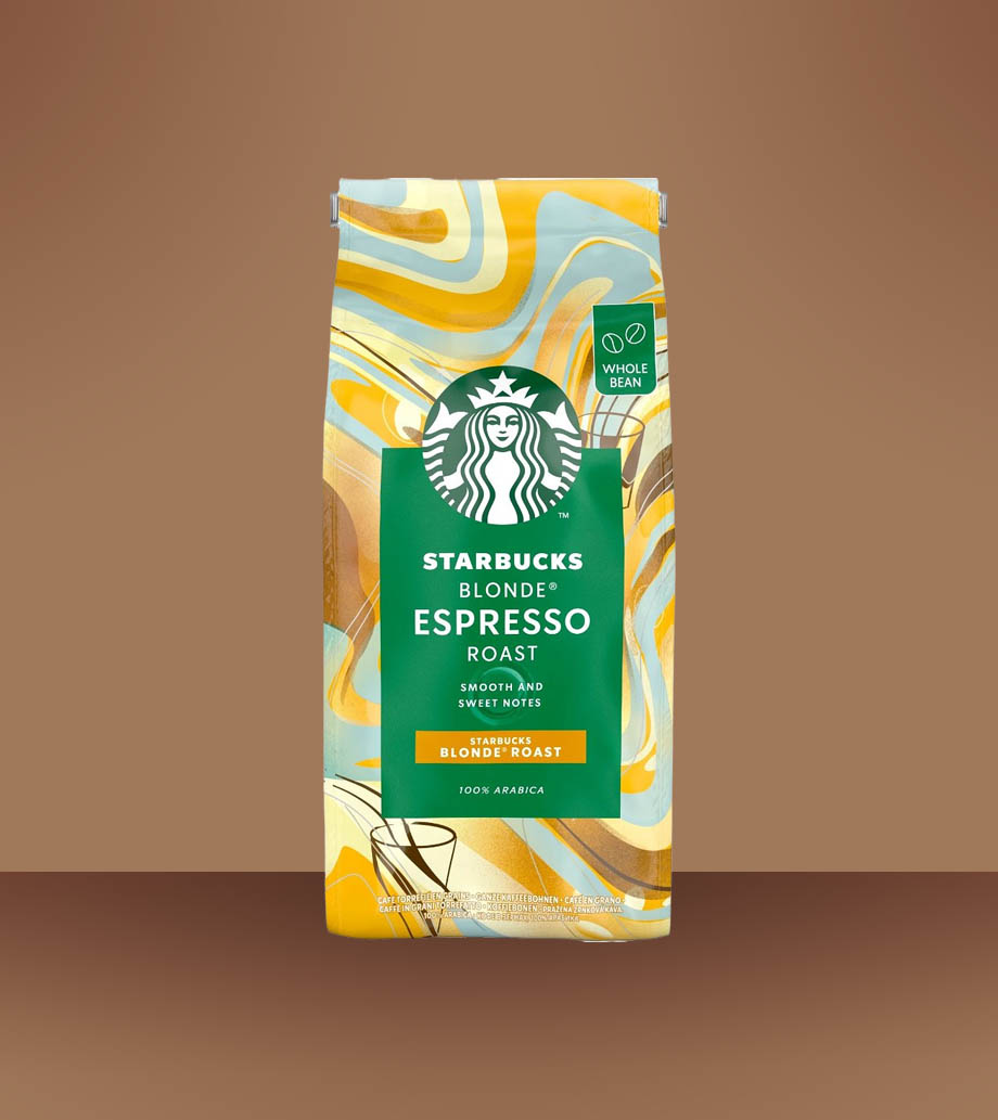 Darček STARBUCKS Blonde Espresso Roast zrnková káva 450g Starbucks ® Blonde Espresso Roast Zrnková Káva, 450g - Svetlá pražba, 100% Arabica.