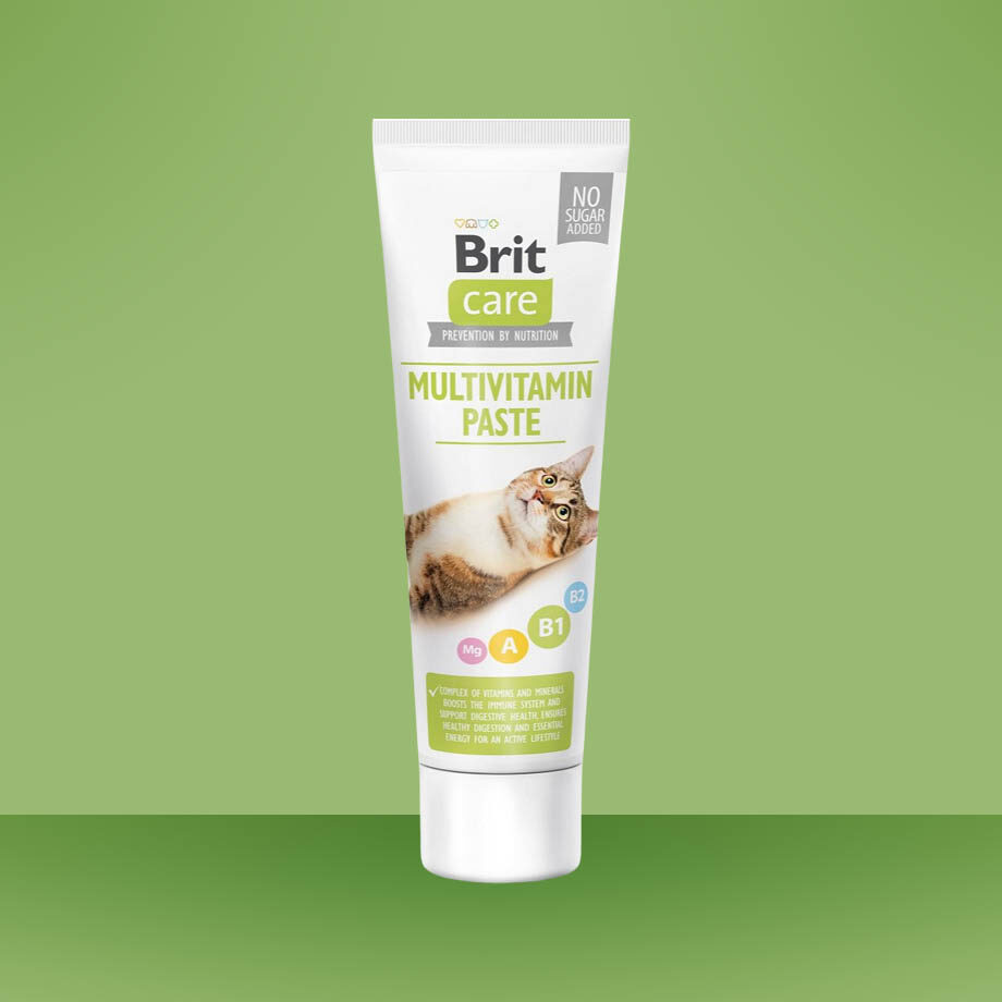 Brit Care Cat Paste Multivitamín - Funkčná pasta s vitamínmi a minerálmi pre mačky