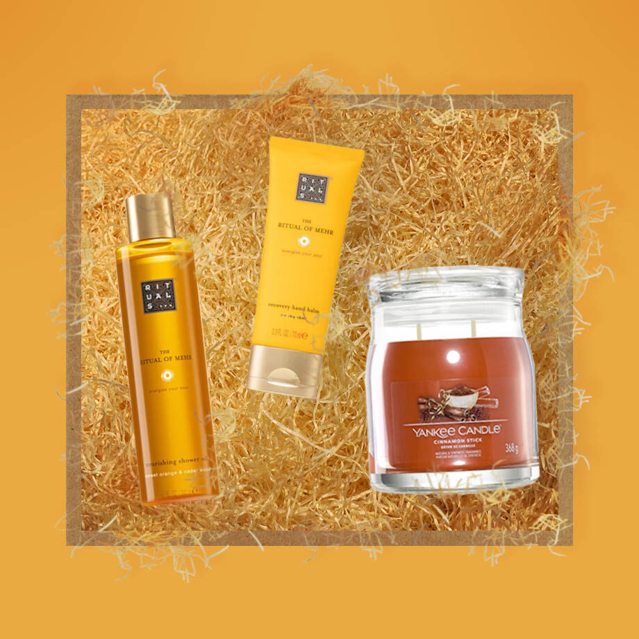 Luxusná sviečka Yankee Candle a starostlivosti Rituals