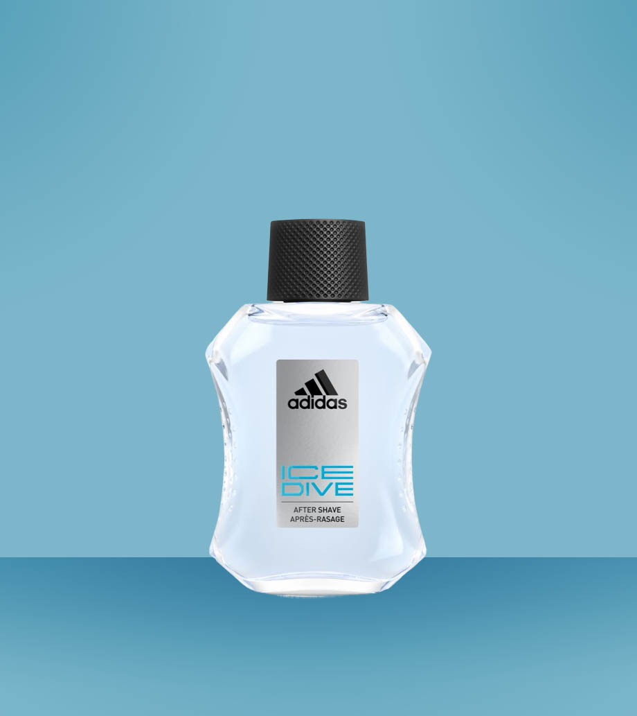 Darček pre muža Adidas Ice Dive voda po holení 100ml Starostlivosť po holení Adidas Ice Dive Edition 2022 - Upokojujúca a osviežujúca pleť