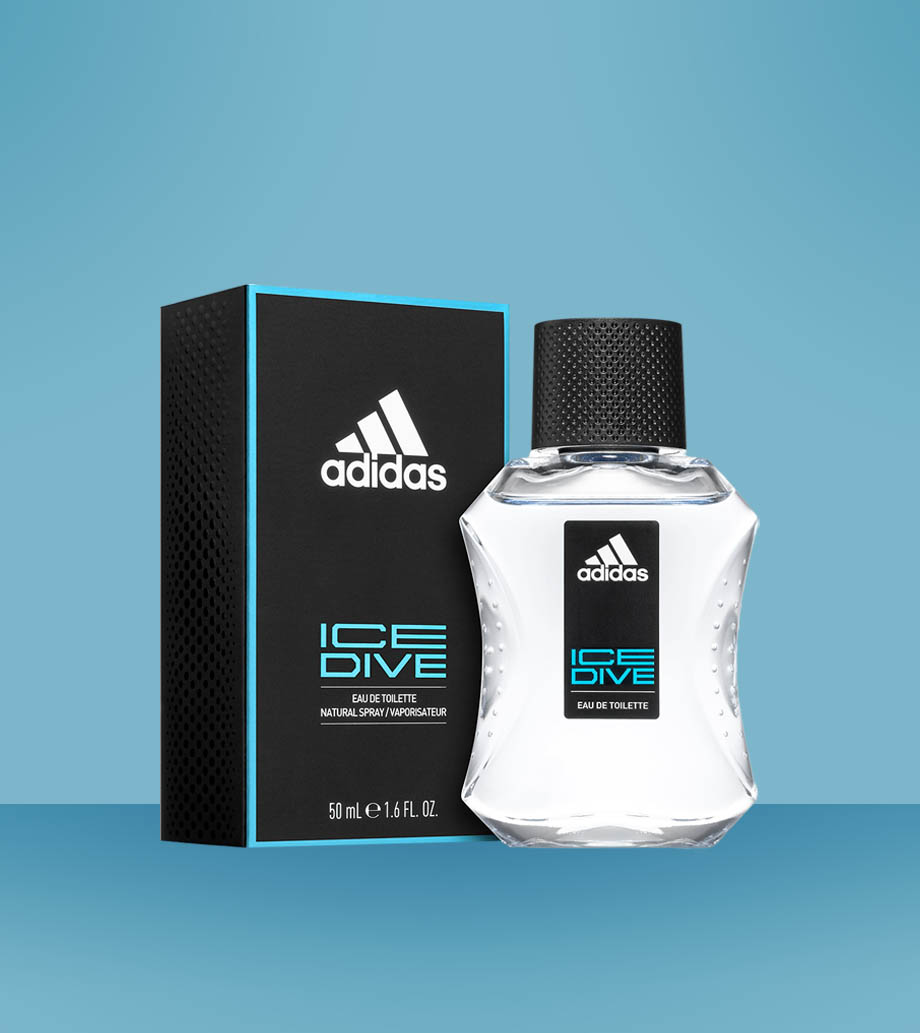 Darček pre muža Adidas Ice Dive toaletná voda pre mužov 50ml Adidas Ice Dive Edition 2022 - Mužná toaletná voda pre odvážneho muža