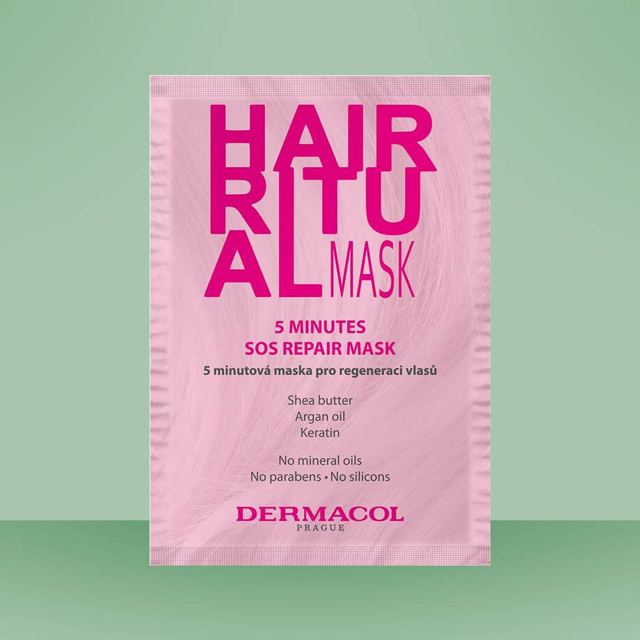 DERMACOL Hair Ritual 5-minútová maska na regeneráciu - Pre krásne a zdravé vlasy
