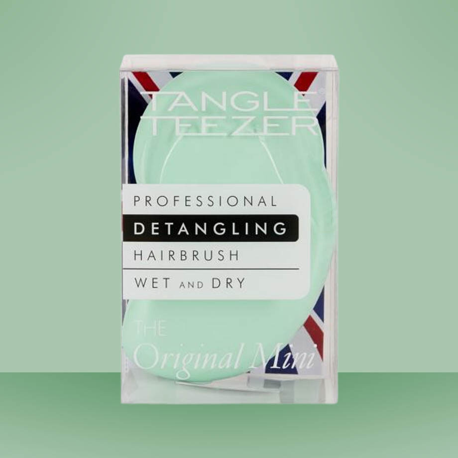 Kefa na vlasy TANGLE TEEZER® Original Mini Marine Splash - Mentolová a zelená elegancia pre vaše vlasy