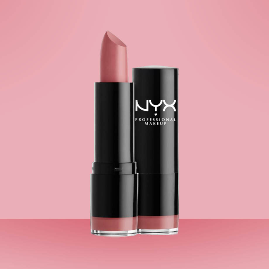 Krémový rúž NYX Professional Makeup Extra Creamy Round Lipstick - Minimalism 4g pre sýty farebný efekt
