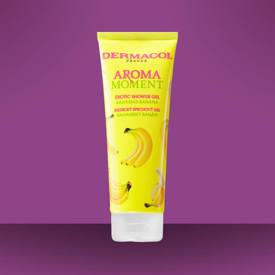 Dermacol Aroma Moment Bahamas Banana Sprchový Gél - Osviežujúci zážitok pre zmysly a pokožku.
