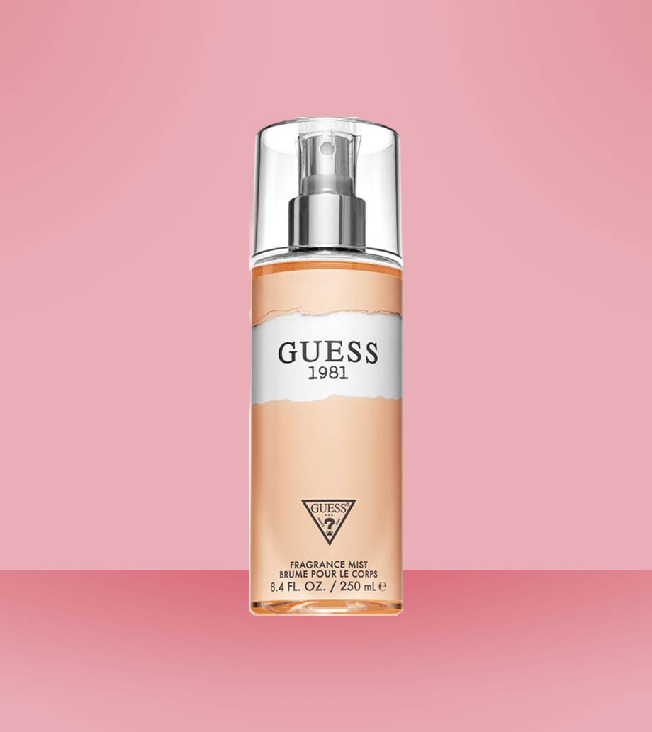 Darček pre ženy GUESS 1981 Telový sprej pre ženy 250ml Telový sprej Guess 1981 na osvieženie pokožky
