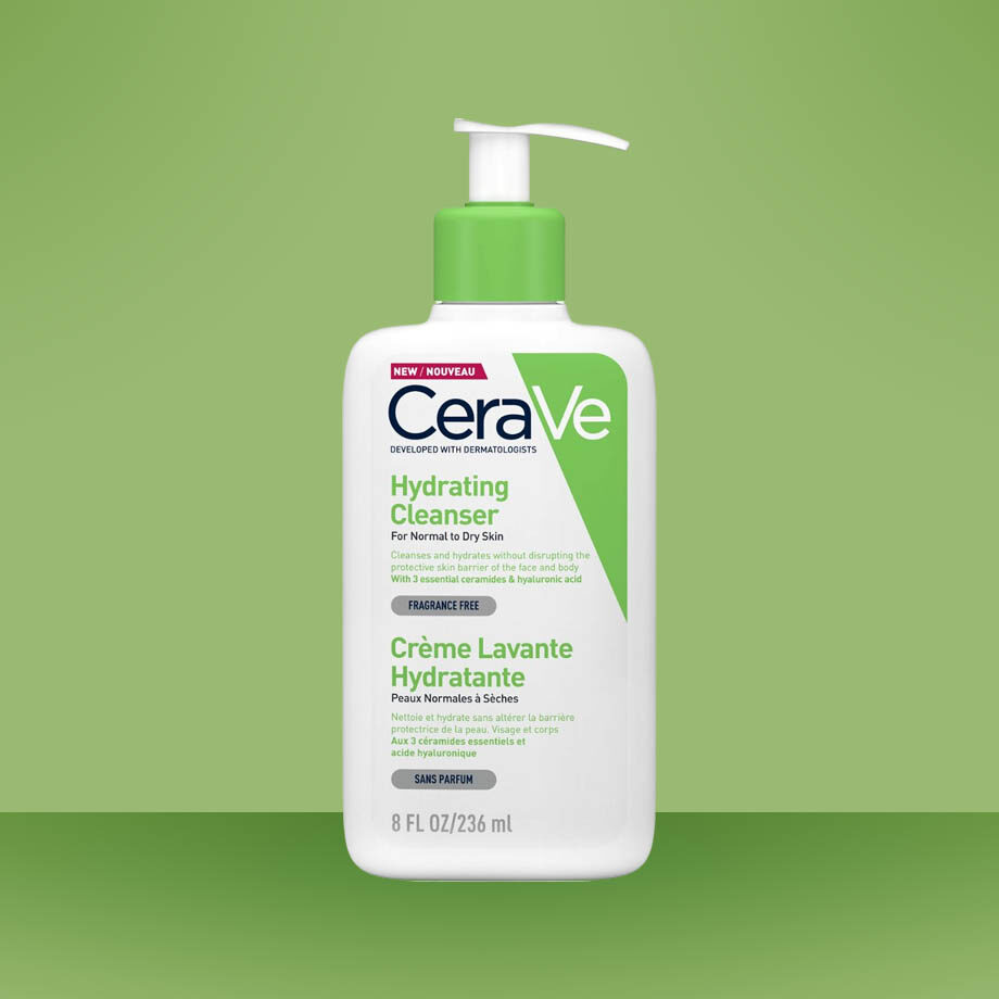 CERAVE Hydrating Cleanser - hĺbkové čistenie a hydratácia na suchú pokožku.