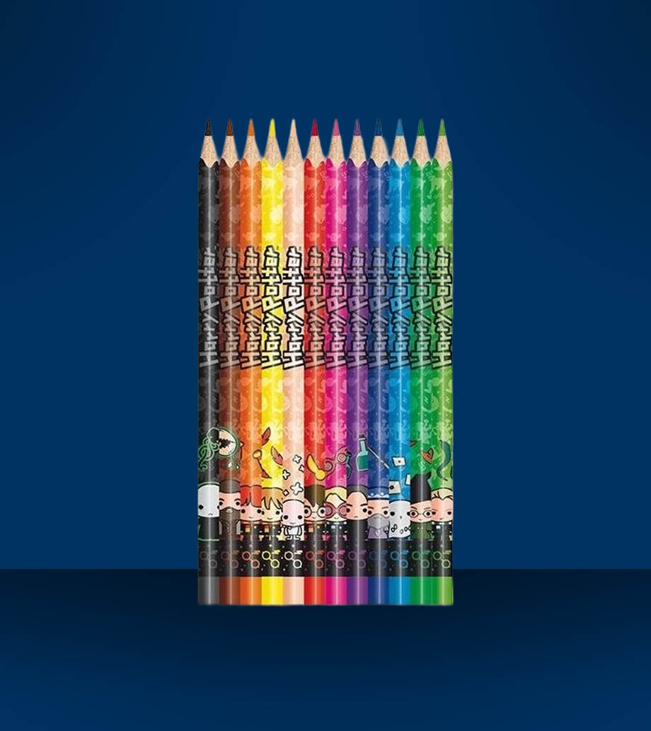 Darček pre deti HARRY POTTER MAPED Pastelky, 12 farieb Pastelky Maped Harry Potter - 12 farieb, ergonomický trojhranný tvar.