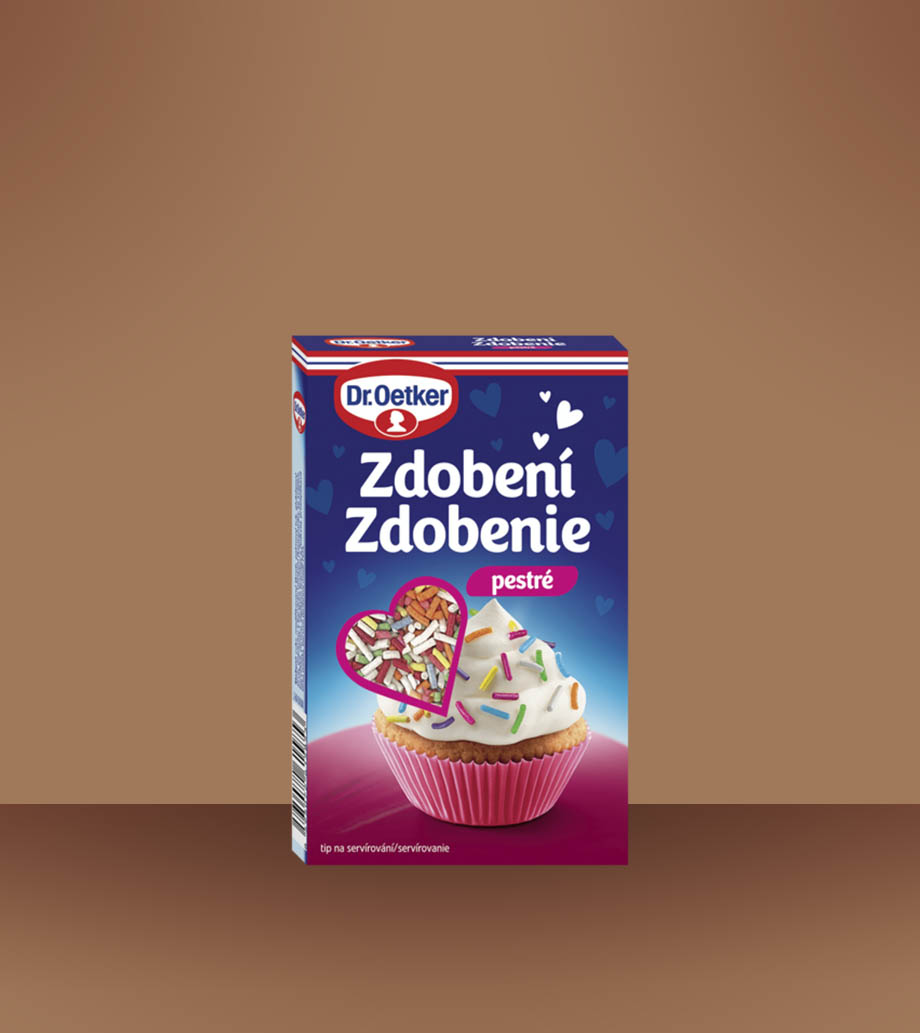 Darček pre ženy Dr. Oetker Zdobenie pestré 80g Farebné dekorácie Dr Oetker na pečenie.