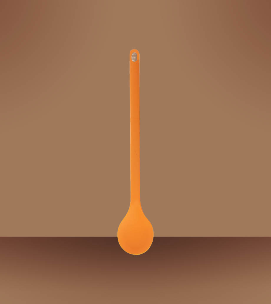 Darček pre ženy ORION Vareška oranžová silikónová 28cm Silikónová vareška - nevyhnutný pomocník v kuchyni.