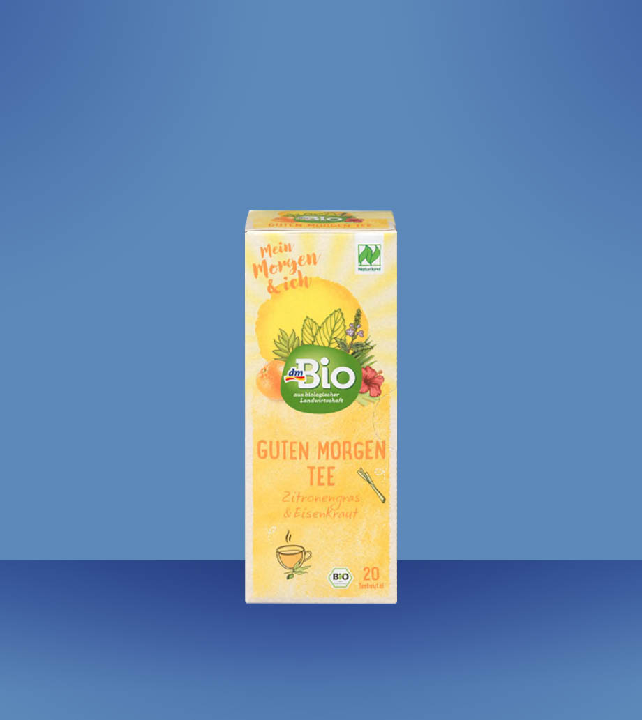 Darček pre ženy DmBio Bylinný čaj na dobré ráno 30g Čaj na dobré ráno od dmBio - osviežujúca zmes bylinných ingrediencií pre energetický štart dňa.