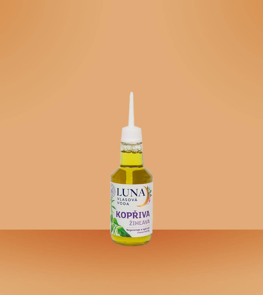 Darček pre ženy Alpa Luna Bylinná žihľavová vlasová voda 120ml Bezoplachové sérum ALPA LUNA so žihľavou - prevencia vypadávania vlasov