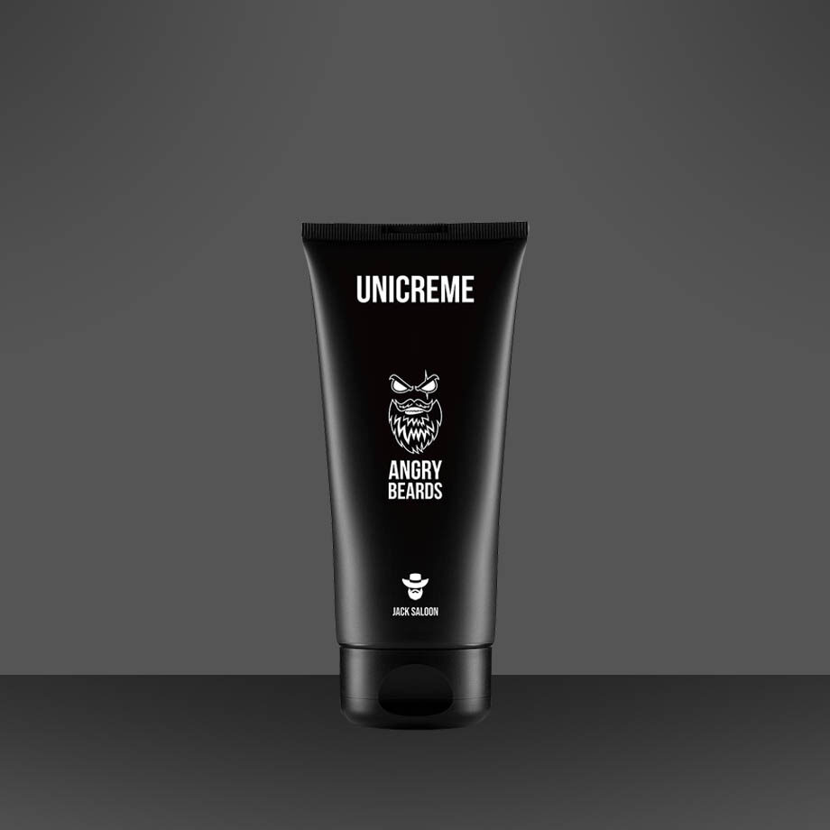 Krém ANGRY BEARDS Unicreme Jack Saloon - Univerzálna starostlivosť o mužskú pokožku s osobitou vôňou.