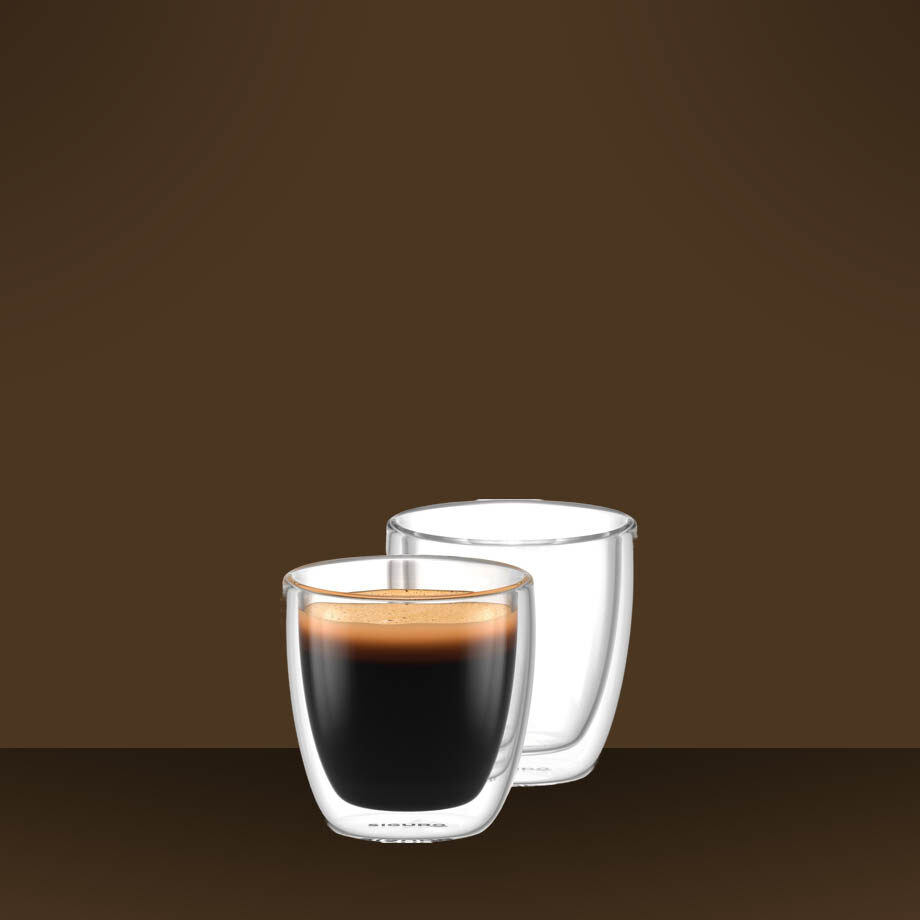 Termopoháre Siguro - Dva ručne fúkané poháre espresso v balení