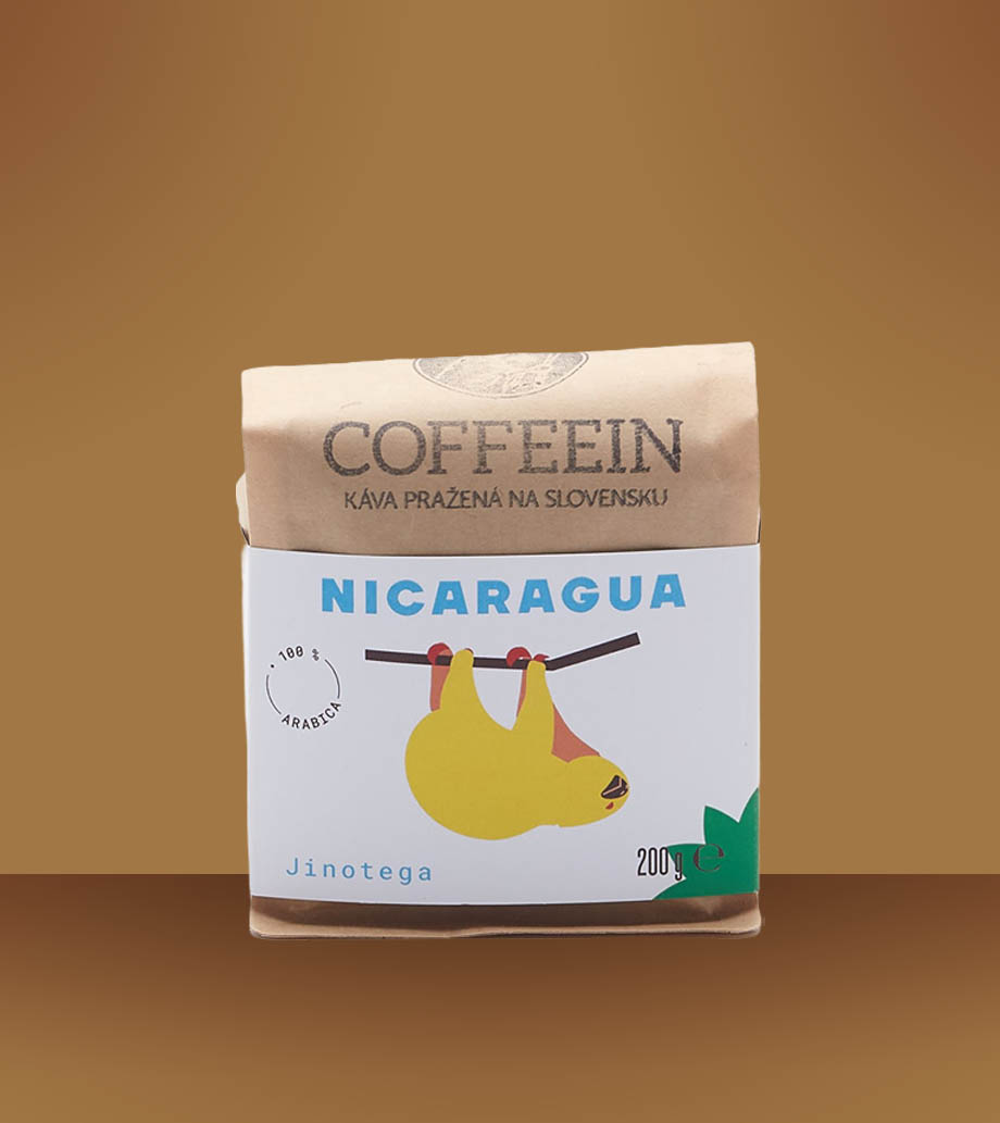 Darček pre mužov, manžela, brata, syna, priateľa, kamaráta Coffeein Nicaragua Jinotega 100% Arabica 200g Coffeein Nicaragua Jinotega káva
