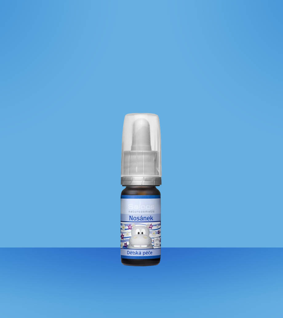 Darček pre bábätká SALOOS Nosánek 10ml SALOOS olej Nosánok - prírodná pomoc pri prechladnutí detí.