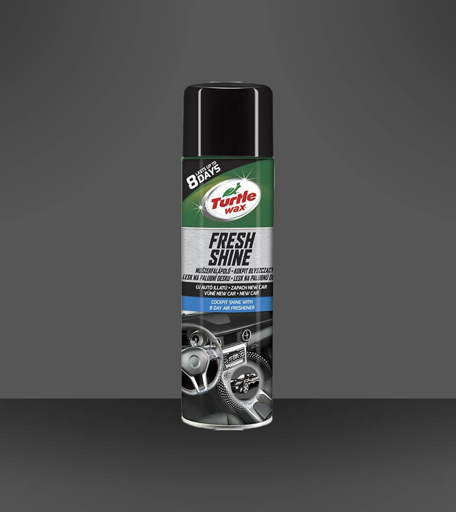Darček pre muža, auto-moto nadšenca Turtle Wax GL Fresh Shine Lesk leštenka na palubnú dosku 500ml Leštenka na auto Turtle Wax GL Fresh Shine Lesk na palubnú dosku - New Car - Pre dokonalý lesk a ochranu auta.