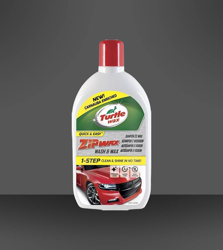 Darček pre muža, auto-moto nadšenca Turtle Wax ZIP WAX – Autošampón s voskom 500ml Turtle Wax ZIP WAX - Autošampón s voskom - Pre nablýskaný vzhľad auta
