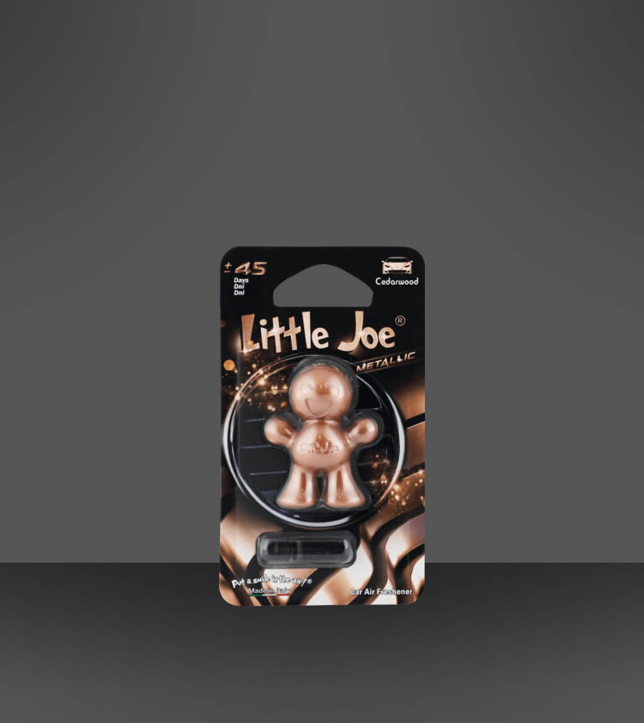 Darček pre muža, auto-moto nadšenca Little Joe Vôňa do auta Metallic Cedarwood Vôňa do auta Little Joe Metallic Cedarwood - Na osvieženie a zlepšenie nálady v interiéri vozidla.