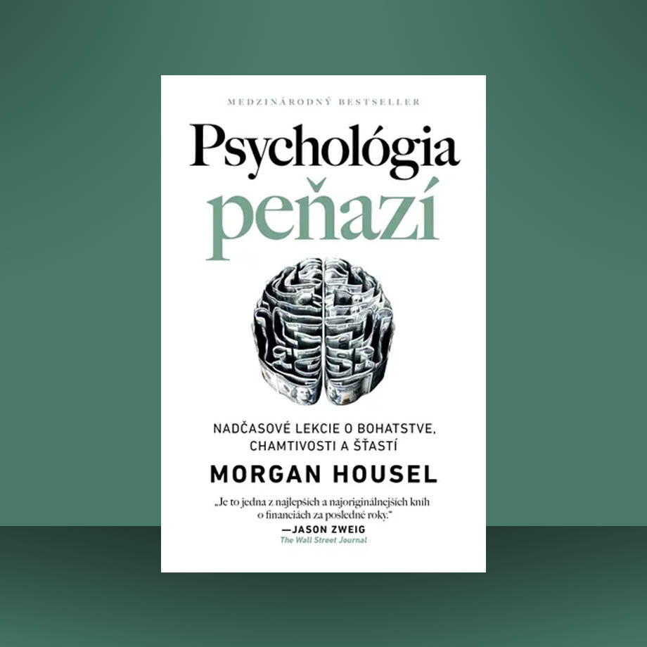 Kniha Psychológia peňazí od Morgana Housela - darček pre mužov