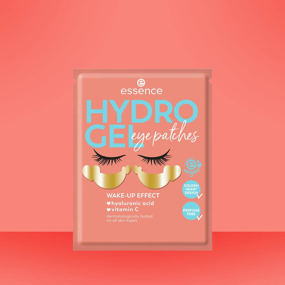 Maska na očné okolie Essence HYDRO GEL s kyselinou hyalurónovou a vitamínom C.